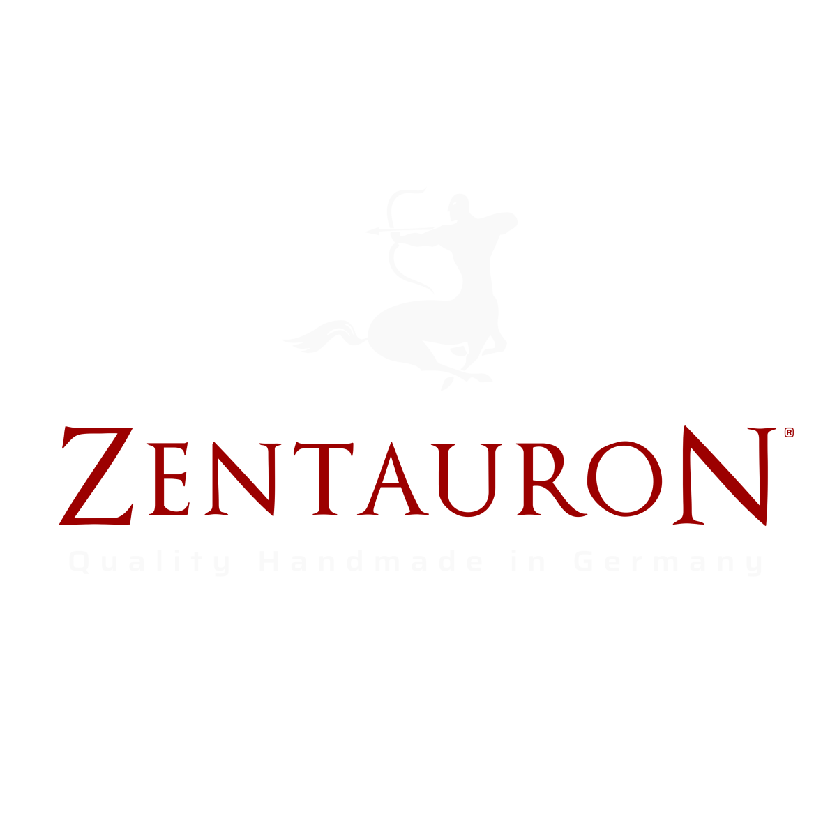 Quadratisches Zentauron Logo für einen dunklen Hintergrund