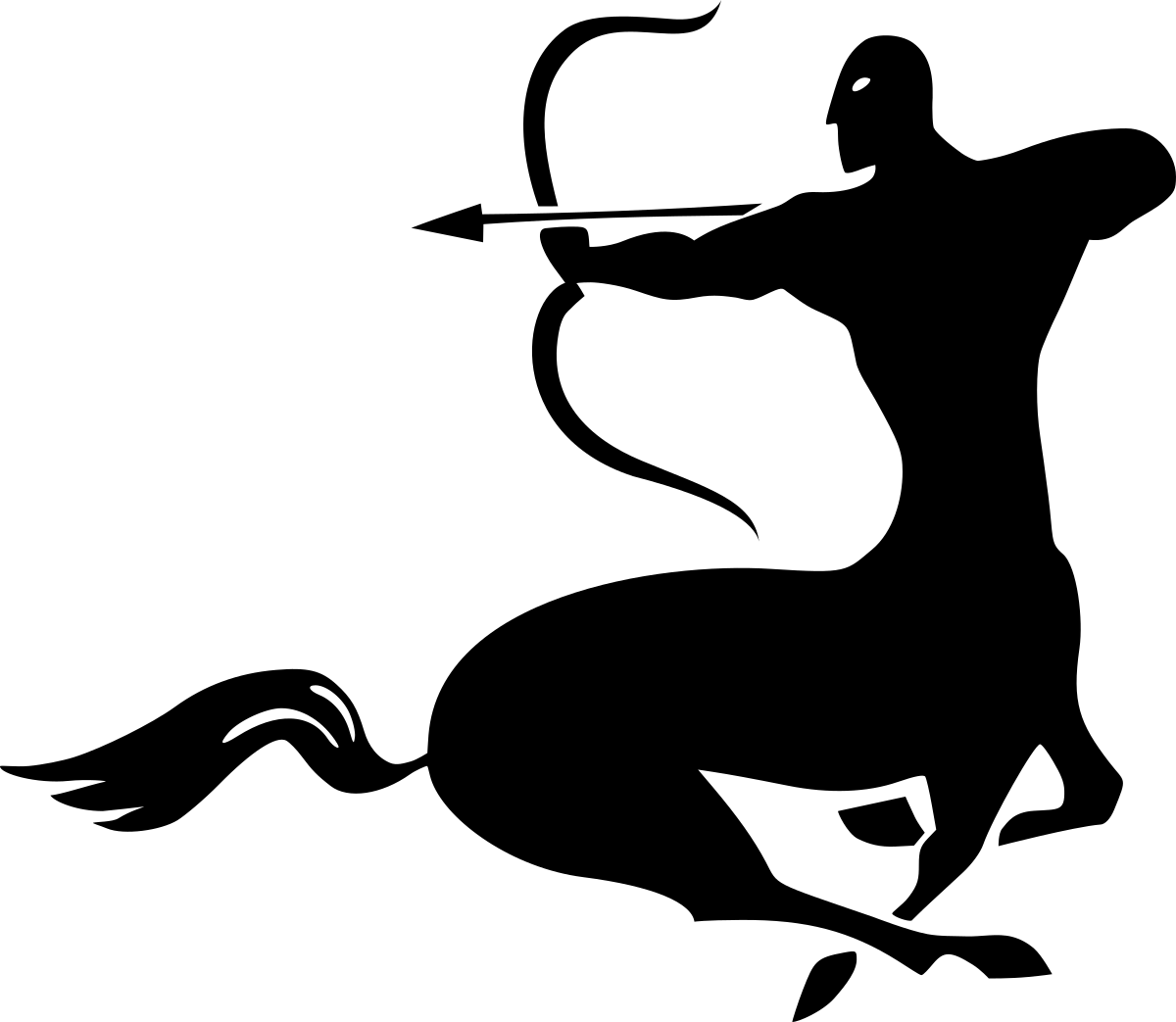 Zentauron Logo - Zentaur für einen hellen Hintergrund